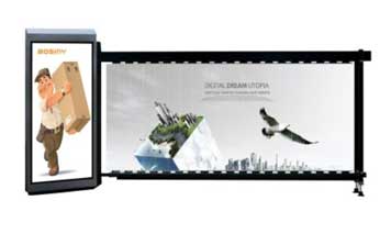 廣告道閘 - B9專業(yè)型數(shù)字直面廣告道閘