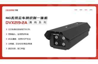 新品上市 | 4G無線云車牌識別一體機，免布線部署效率翻倍