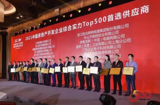 2021中國房地產(chǎn)開發(fā)企業(yè)綜合實(shí)力TOP500首選供應(yīng)商