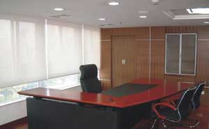 廣州農(nóng)業(yè)發(fā)展銀行電動開合簾案例