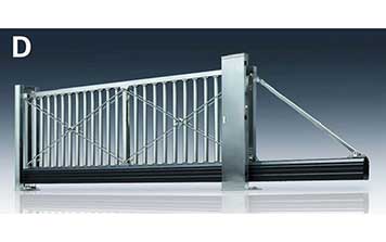懸浮平移門 - D型懸浮門