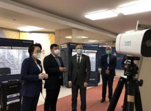 同方威視捐贈塞爾維亞內(nèi)務(wù)部的抗疫設(shè)備交接儀式順利舉行