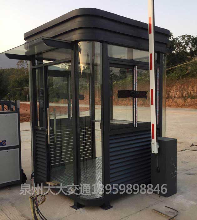 漳州鑫展旺物流園鋼結構崗亭案例 - 中出網-智能出入口與停車充電門戶