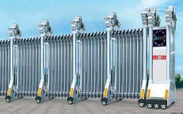 電動伸縮門 - 精鋼門G330B不銹鋼電動門