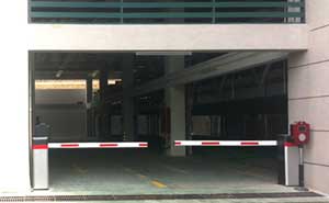 青島中心醫(yī)院立體車庫案例