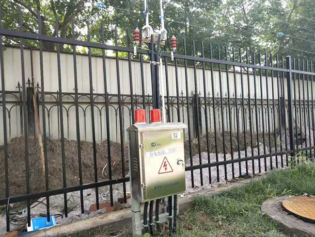 中外運天津空港綜合物流基地(脈沖圍欄案例) - 中出網(wǎng)-智能出入口與停車充電門戶