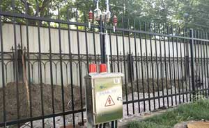 中外運天津空港綜合物流基地(脈沖圍欄案例) - 中出網-智能出入口與停車充電門戶