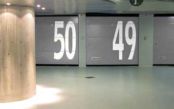 集體車庫滑升門