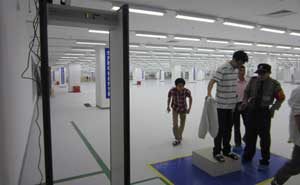 昆山富士康科技集團(tuán)公司安檢門案例