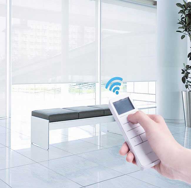 智能遙控電動卷簾-電動窗簾系列