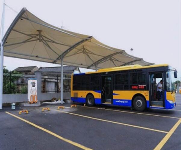 南山清華園金壇區(qū)東城公交站充電樁案例 - 中出網(wǎng)-智能出入口與停車充電門戶