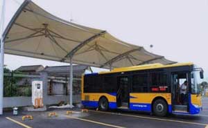 南山清華園金壇區(qū)東城公交站充電樁案例