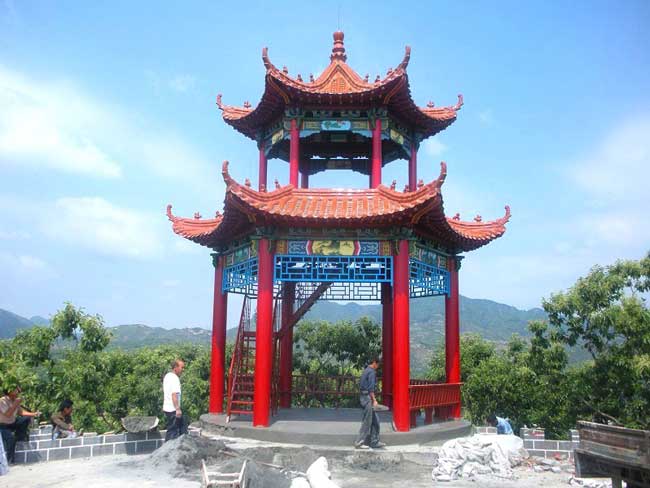 唐山市遷西縣板栗園涼亭案例 - 中出網(wǎng)-智能出入口與停車充電門戶