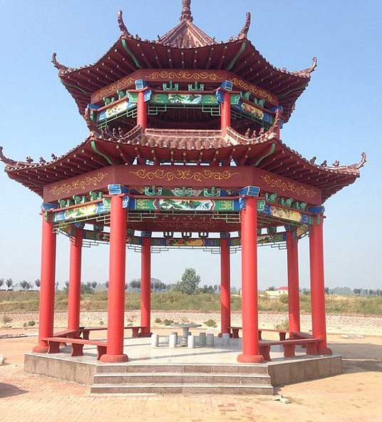 沂南縣現(xiàn)代漁業(yè)園涼亭案例 - 中出網(wǎng)-智能出入口與停車充電門戶