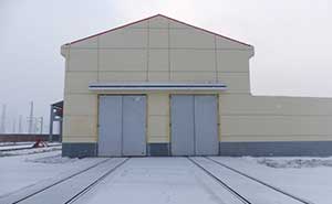 哈西動車組火車頭車庫門案例 - 中出網(wǎng)-智能出入口與停車充電門戶