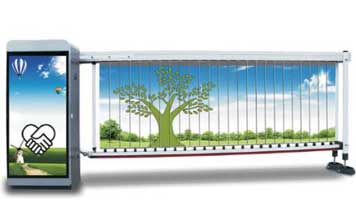 D9廣告式翻板道閘