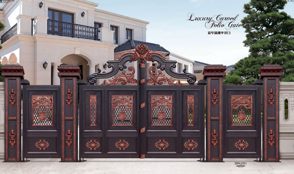 感恩創(chuàng)美?世紀城選擇了畢節(jié)出安智能鋁藝大門