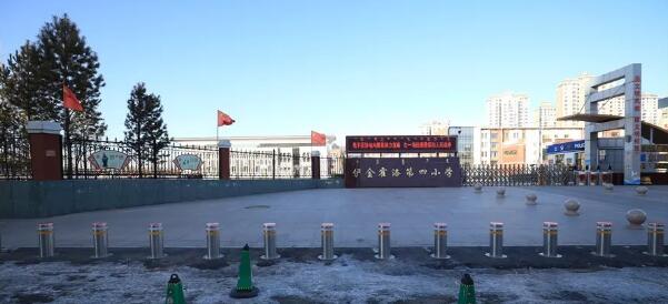 430根自動(dòng)升降防撞柱進(jìn)駐鄂爾多斯市23所中小學(xué)幼兒園