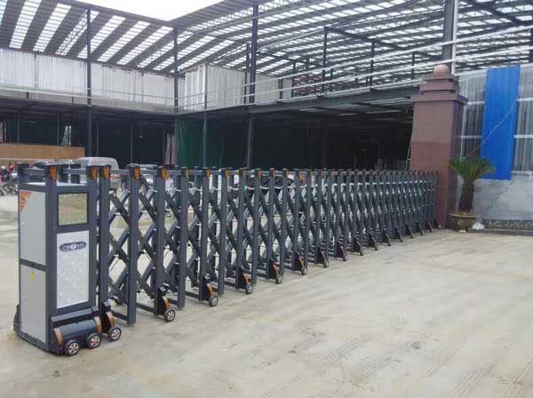 熱烈祝賀贛州出安智能電動伸縮門進駐贛州南康文建永德利建材有限公司