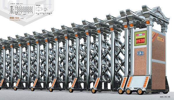 感恩景星華庭選擇了麗江出安智能伸縮門